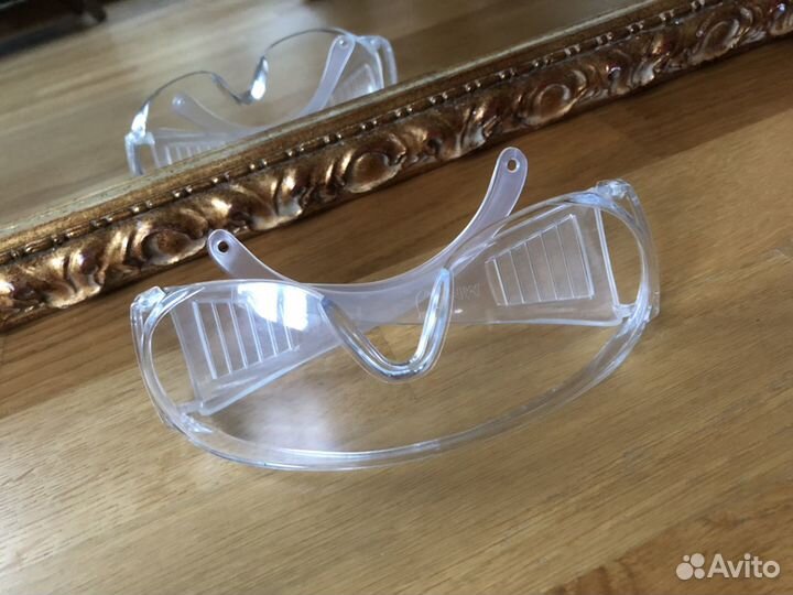 Защитные Очки прозрачный пластик