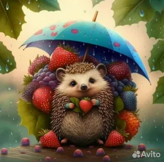 Открытки Ежи