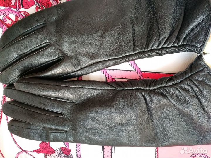 Перчатки кожаные р-р 7 - 7,5