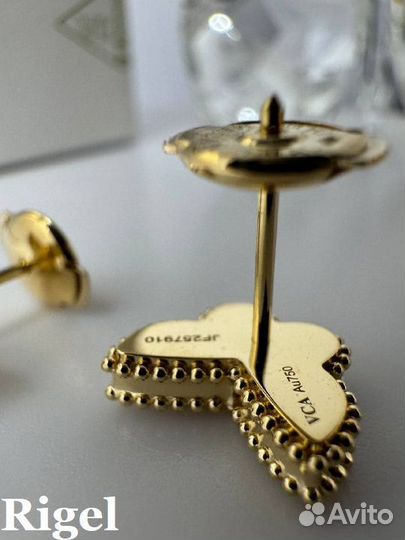 Серьги van cleef