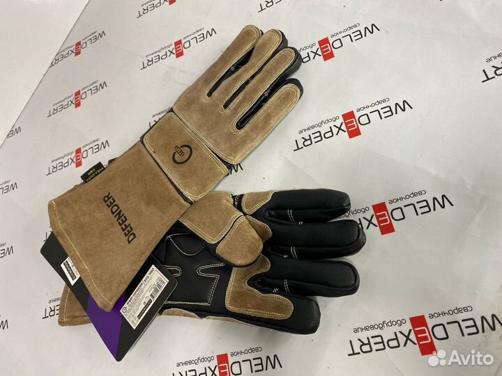 Краги из спилка и кожи (50) start defender STG1950