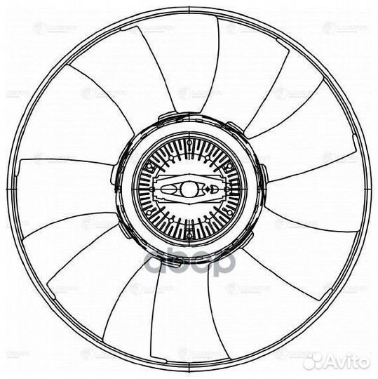 Муфта вязкост. для а/м MercedesBenz Sprinter (9