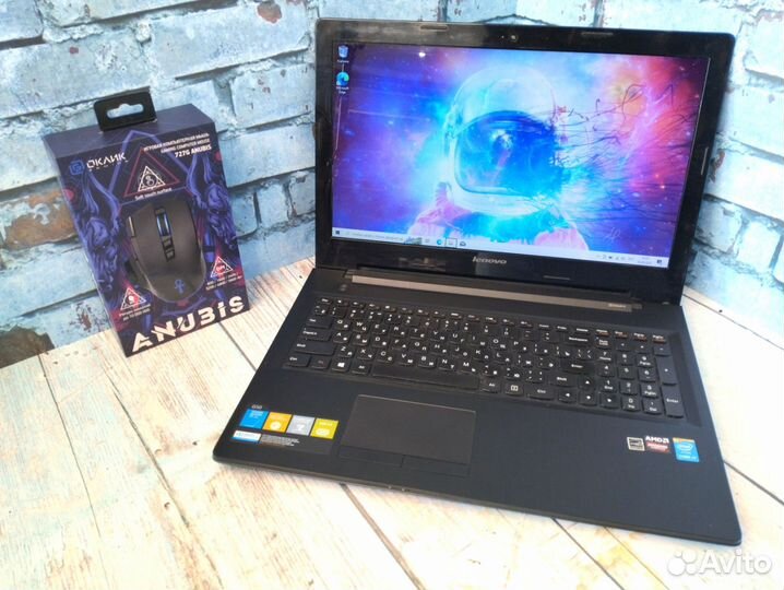 Игровой Lenovo на i3-4005U/ RAM 8/ SSD 256