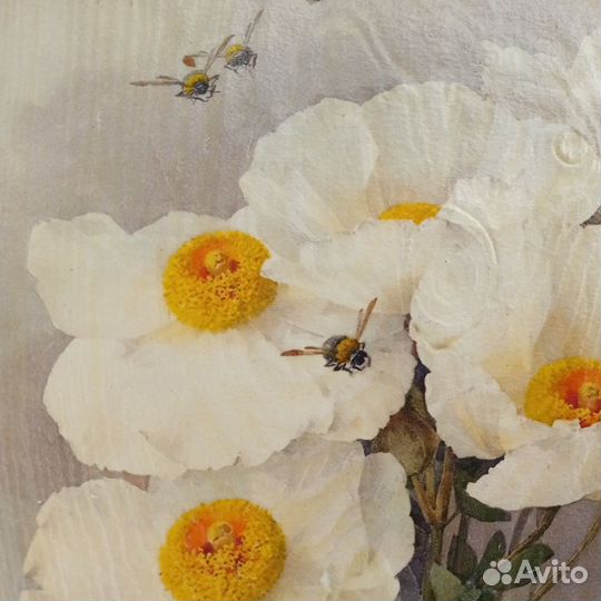 Картина. Букет. Картина на дереве