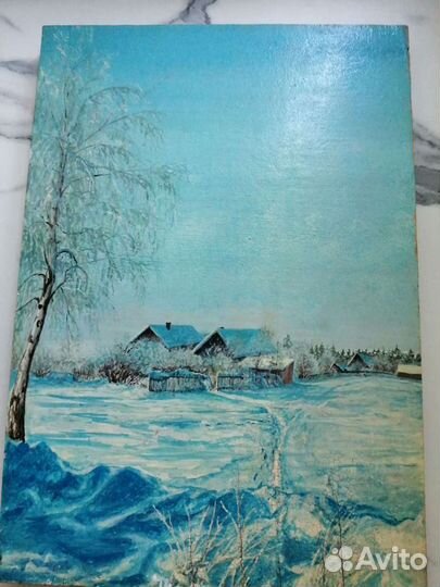 Картина маслом старая