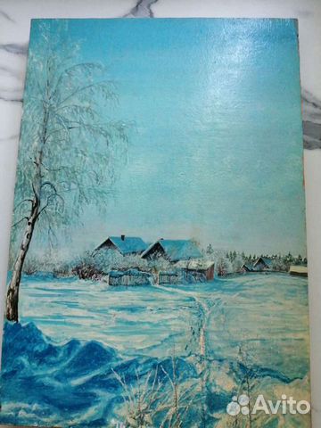 Картина маслом старая