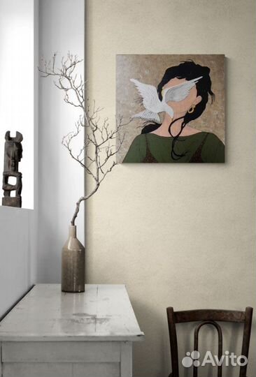 Картина акрил 50х50 