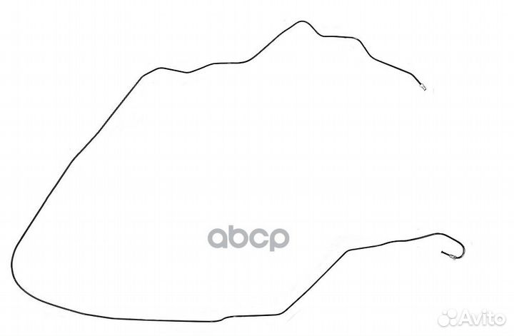 Трубка тормозная задняя левая (длинная) N 90222