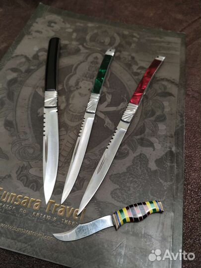 Нож складной ручной работы