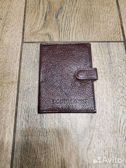 Обложка для автодокументов. Кожа