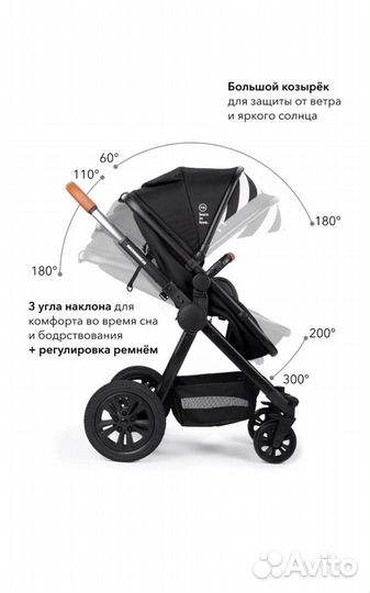 Новая Коляска-трансформер mommer black