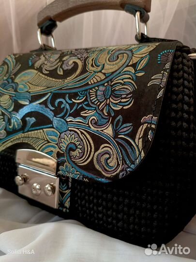 Сумка кроссбоди натуральная кожа