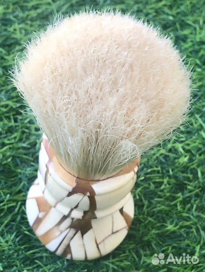 Опасная бритва.Помазок.Ручная работа. Мамонт