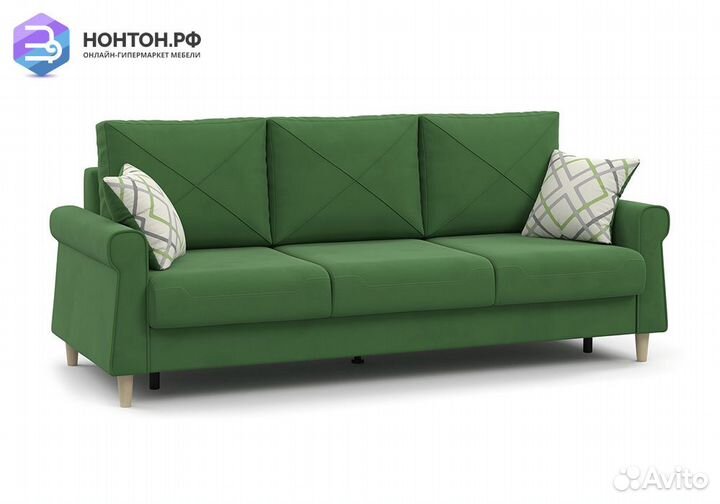 Диван тик-так Иветта зеленый