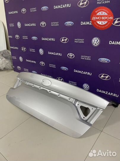 Крышка багажника Kia Rio 4 (2017-2020) серебристый