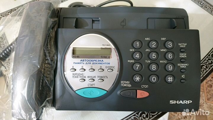 Факс на термобумаге sharp FO-85 новый