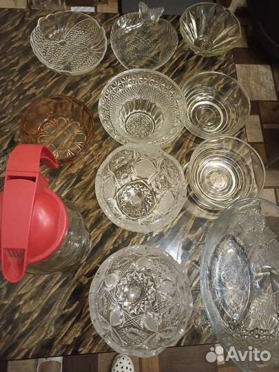Конфетницы салатники хрусталь СССР