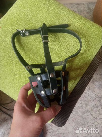 Намордник кожаный