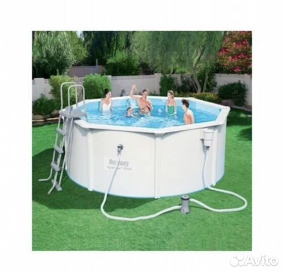 Каркасный бассейн с нагревателем Пеллетрон