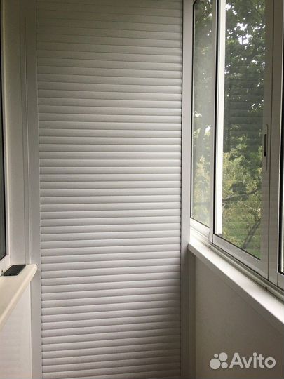 Шкаф с рольставнями на балкон любые размеры