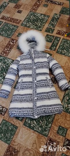 Куртка зимняя для девочки размер 152