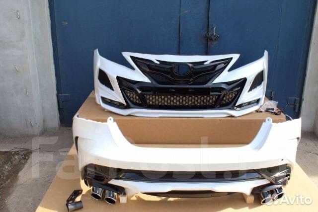 1. Обвес Camry 70, с 2018+ года, белый перламутр