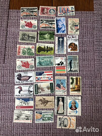 Почтовые марки америка