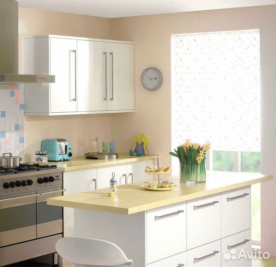 Римские шторы с электроприводом на заказ