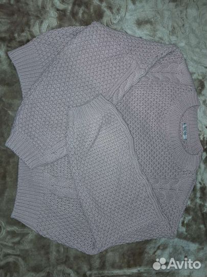 Свитер крупной вязки