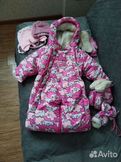 Вещи пакетом зимние на девочку 68-86