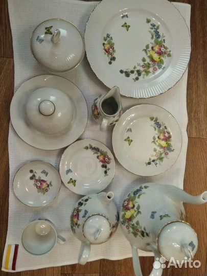 Чайный сервиз jlmenau гдр на 12 персон