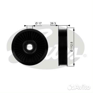 Ролик ремня приводного chevrolet lacetti/aveo/nubi