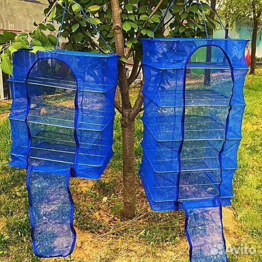 Подвесная сушилка для рыбы, фруктов и овощей