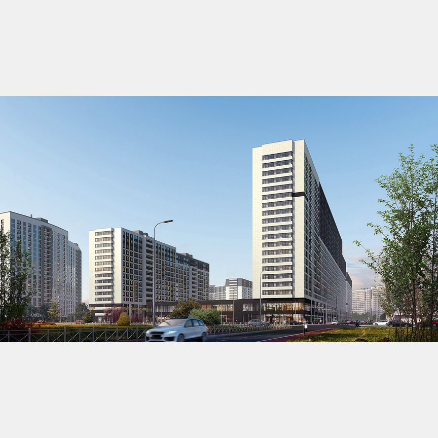 1-к. квартира, 35,1 м², 2/16 эт.