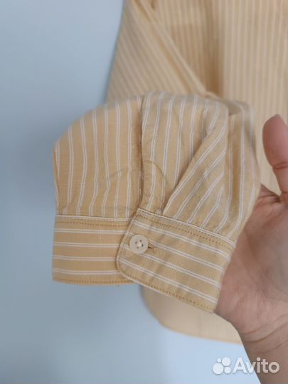 Рубашка женская Uniqlo из смесового льна. Размер S