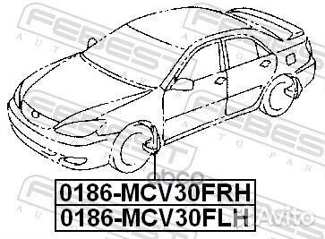 Брызговик передний левый (toyota camry ACV3#/MCV3#