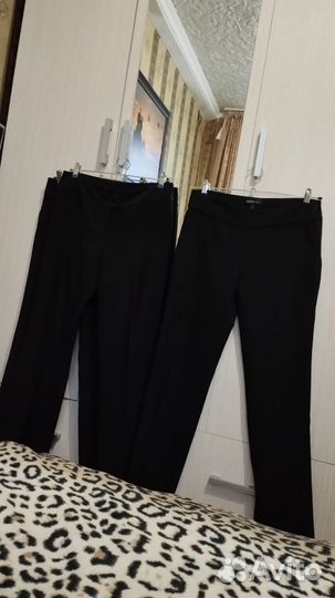 Брюки школьные черные р.152