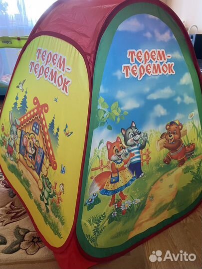 Детская игровая палатка красная