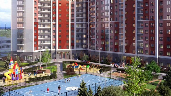 2-к. квартира, 57,4 м², 2/14 эт.