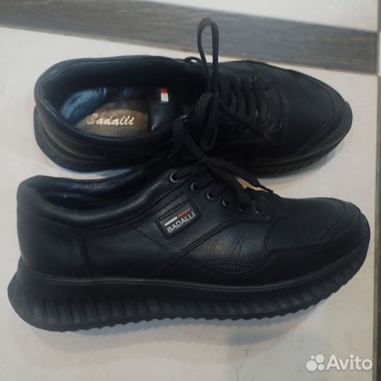 Кроссовки мужские натуральная кожа