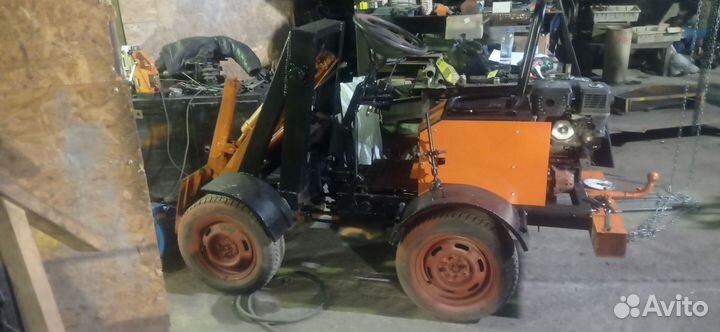 Самодельный мини трактор погрузчик