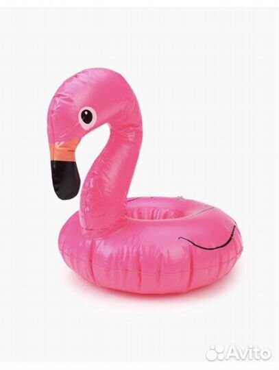 Надувной фламинго подстаканник