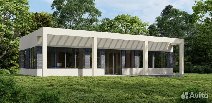 Строительство домов и коттеджей. Дом 132 м. кв