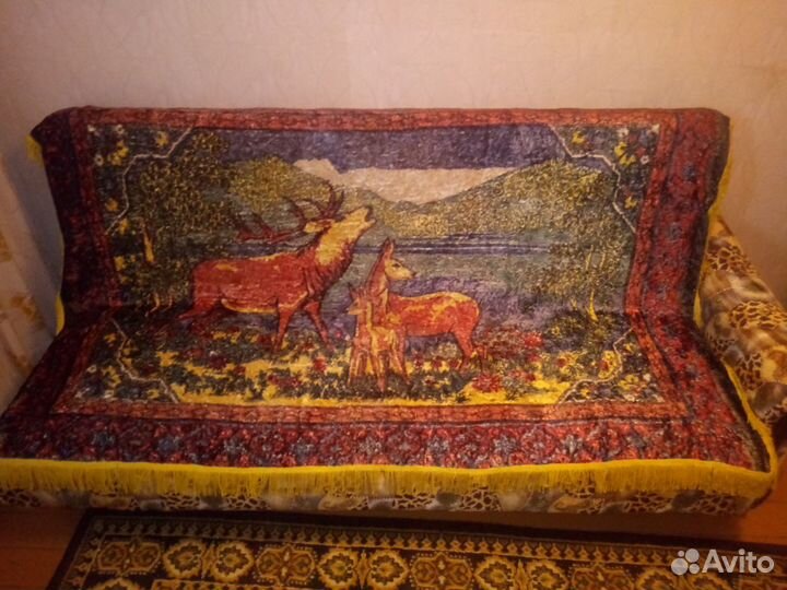 Ковер с оленями из СССР 2 шт