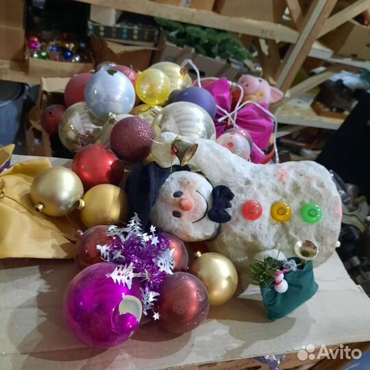 Елочные украшения СССР