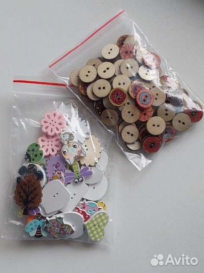 Наборы пуговиц для декора