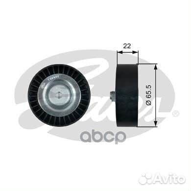 Ролик натяжителя 7803-21558 T36458 Gates