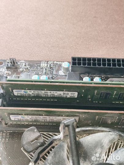 Материнская плата с процессором i5 6400 озу 8gb