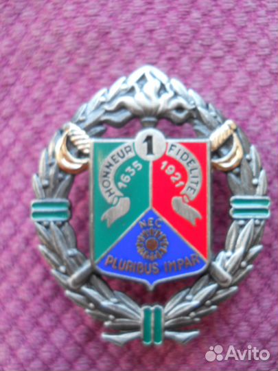 Полковой знак 1 REC (Иностранный Легион)