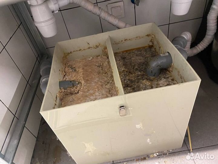 Чистка жироуловителей,вытяжек,канализации